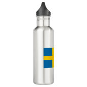 Schwedenflagge Edelstahlflasche (Links)