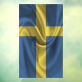 Schwedenflagge Fensteraufkleber (Blatt 3)