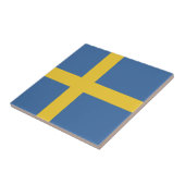 Schwedenflagge Fliese (Seite)