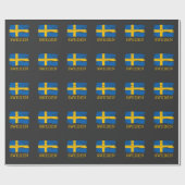 Schwedenflagge Geschenkpapier (Flach)