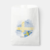 Schwedenflagge Geschenktütchen (Vorderseite)