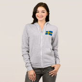 Schwedenflagge Hoodie (Vorne ganz)