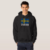 Schwedenflagge Hoodie (Vorne ganz)