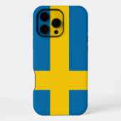 Schwedenflagge iPhone Hülle (Rückseite)