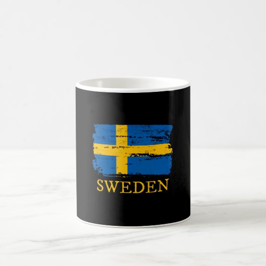 Schwedenflagge Kaffeetasse (Mittel)