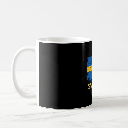 Schwedenflagge Kaffeetasse (Links)