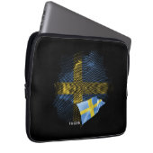 Schwedenflagge Laptopschutzhülle (Vorne Rechts)