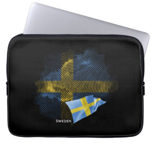 Schwedenflagge Laptopschutzhülle