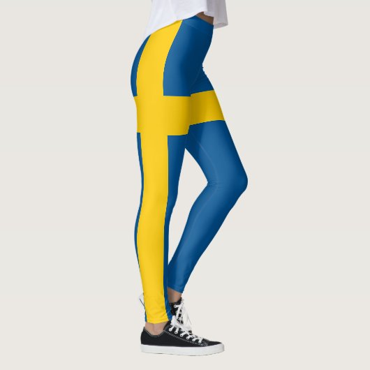 Schwedenflagge Leggings (Rechts)