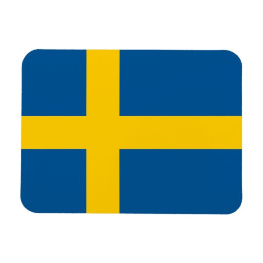 Schwedenflagge Magnet (Horizontal)