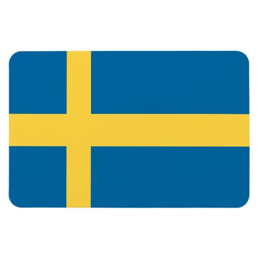 Schwedenflagge Magnet (Horizontal)