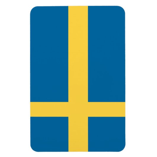 Schwedenflagge Magnet (Vertikal)