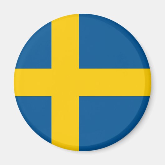Schwedenflagge Magnet (Vorne)