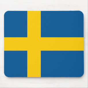 Schwedenflagge Mousepad