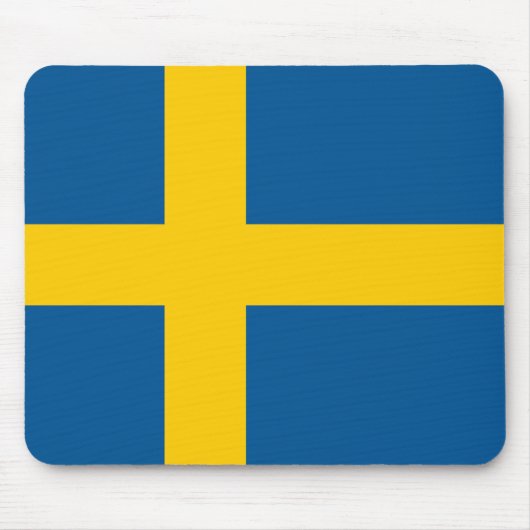 Schwedenflagge Mousepad (Vorne)