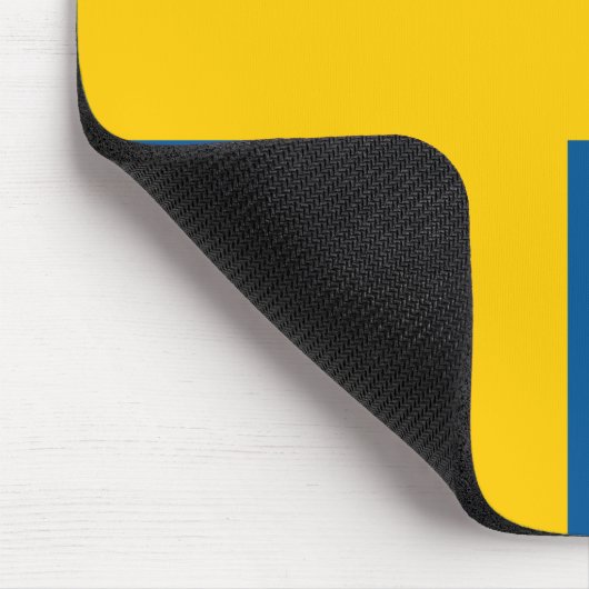 Schwedenflagge Mousepad (Ecke)