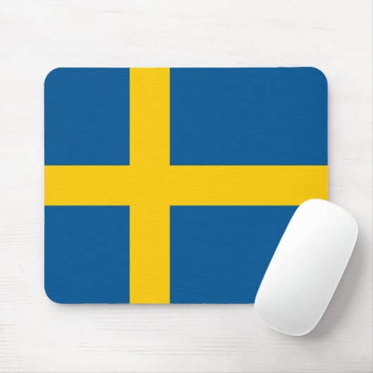 Schwedenflagge Mousepad (Mit Mouse)