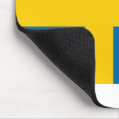 Schwedenflagge Mousepad (Ecke)