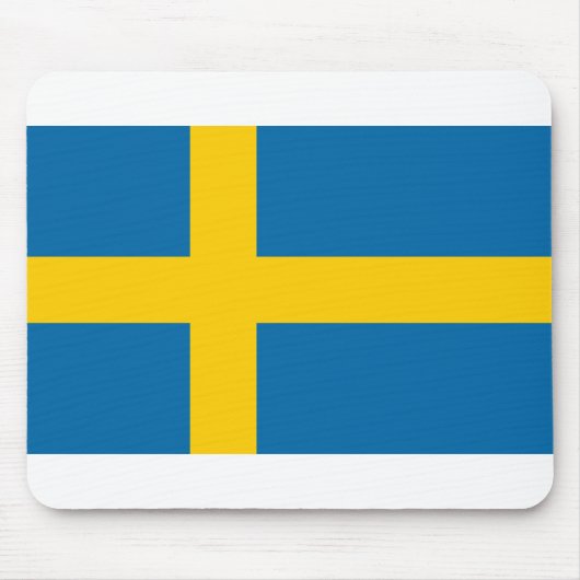 Schwedenflagge Mousepad (Vorne)