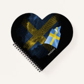 Schwedenflagge Notizblock (Vorderseite)
