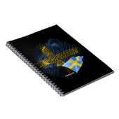 Schwedenflagge Notizblock (Rechte Seite)