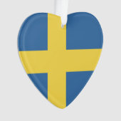 Schwedenflagge Ornament (Vorderseite)