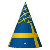Schwedenflagge Partyhütchen (Links)
