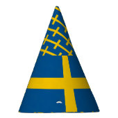 Schwedenflagge Partyhütchen (Rechts)