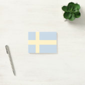 Schwedenflagge Post-it Klebezettel (Büro)