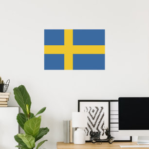 Schwedenflagge Poster