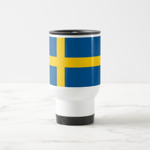 Schwedenflagge Reisebecher