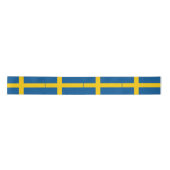 Schwedenflagge Satinband (Vorderseite)