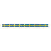 Schwedenflagge Satinband (Vorderseite)