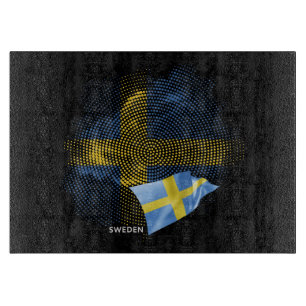Schwedenflagge Schneidebrett
