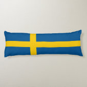Schwedenflagge Seitenschläferkissen (Rückseite)