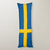 Schwedenflagge Seitenschläferkissen (Rückseite (Vertikal))