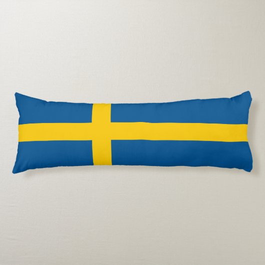 Schwedenflagge Seitenschläferkissen (Vorderseite)