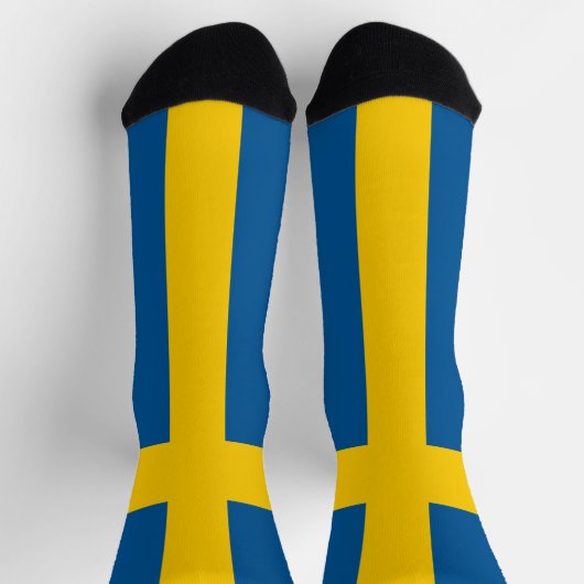 Schwedenflagge Socken (Oben)