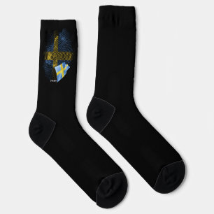 Schwedenflagge Socken