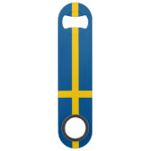 Schwedenflagge Speed Flaschenöffner (Vorderseite)
