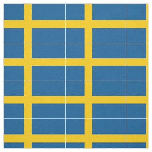 Schwedenflagge Stoff (Muster)