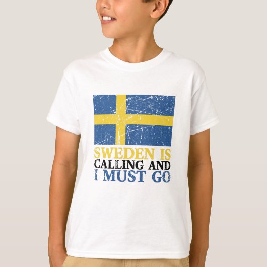 Schwedenflagge T-Shirt (Vorderseite)