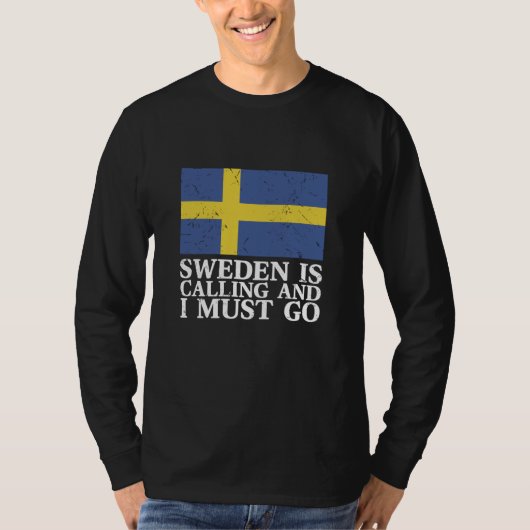 Schwedenflagge T-Shirt (Vorderseite)
