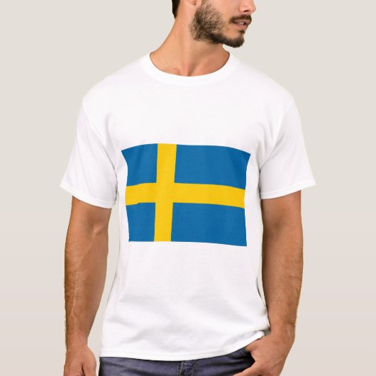 Schwedenflagge T-Shirt (Vorderseite)