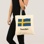 Schwedenflagge Tragetasche (Vorderseite (Produkt))