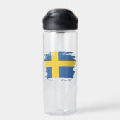 Schwedenflagge Trinkflasche (Rückseite)