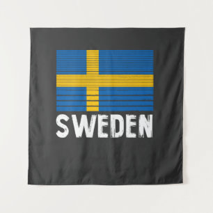 Schwedenflagge Wandteppich