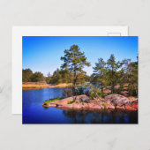Schwedenlandskap, Foto Postkarte (Vorne/Hinten)