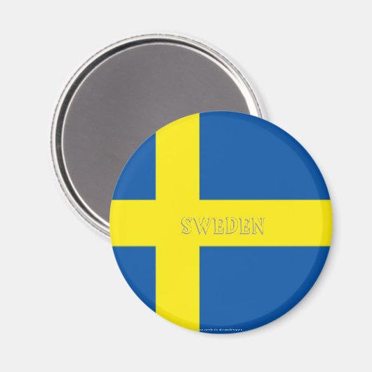 Schwedenmagnet Magnet (Vorderseite/Rückseite)