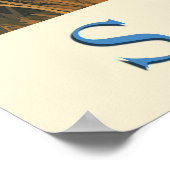 Schwedens Beauty Vintage Reise Poster (Ecke)